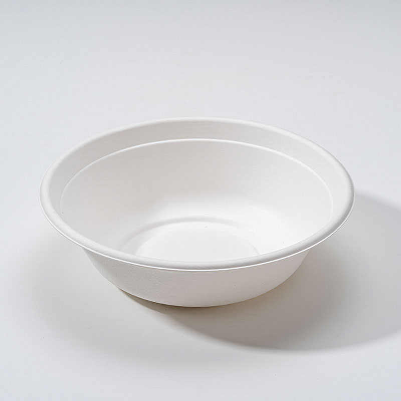 İsti əriştə şorbaları üçün Bagasse Fiber Düz Kase