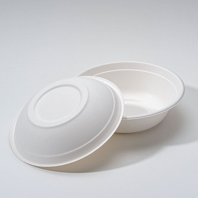Bagasse düz qab